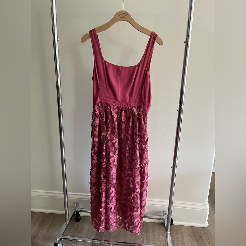 3d flower dress from Anthropologie